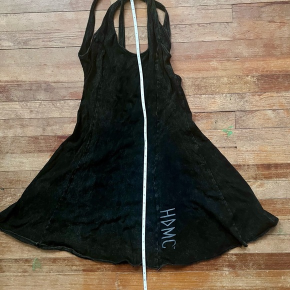 Harley-Davidson® Women's Back Strap Snow Wash Casual Dress, Black - Picture 11 of 12